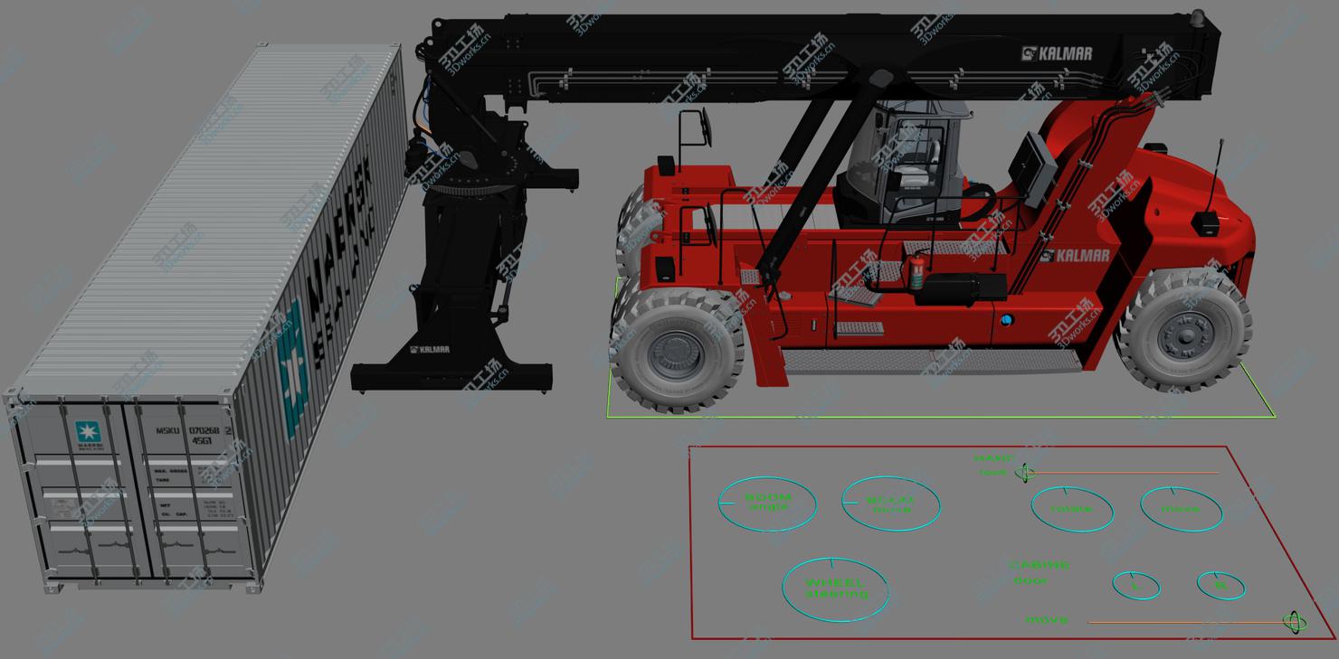 images/goods_img/2021040163/Reachstacker Kalmar DRG450 Gloria K-Motion RIG 3D model/5.jpg